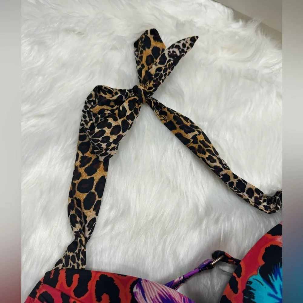 Victorias Secret Floral and Leopard Bombshell Swim Suit